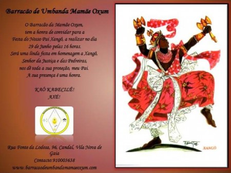 Festa de Xangô  dia 29 de Junho 2013